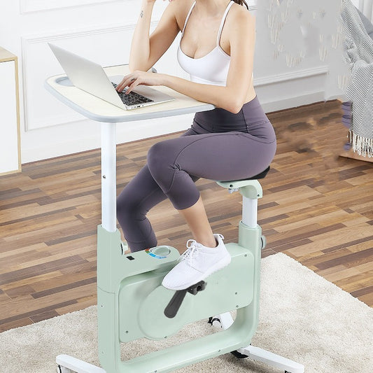 Foldable Exercise Bike with Desk front