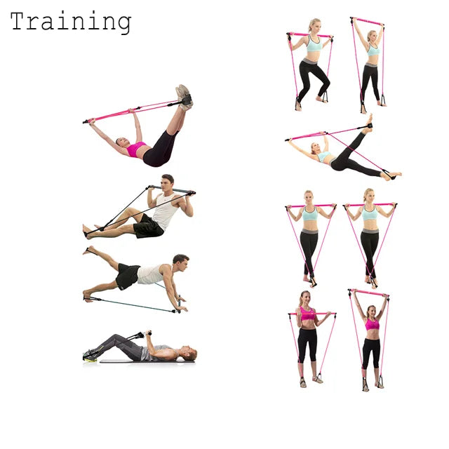 Adjustable Pilates Bar training